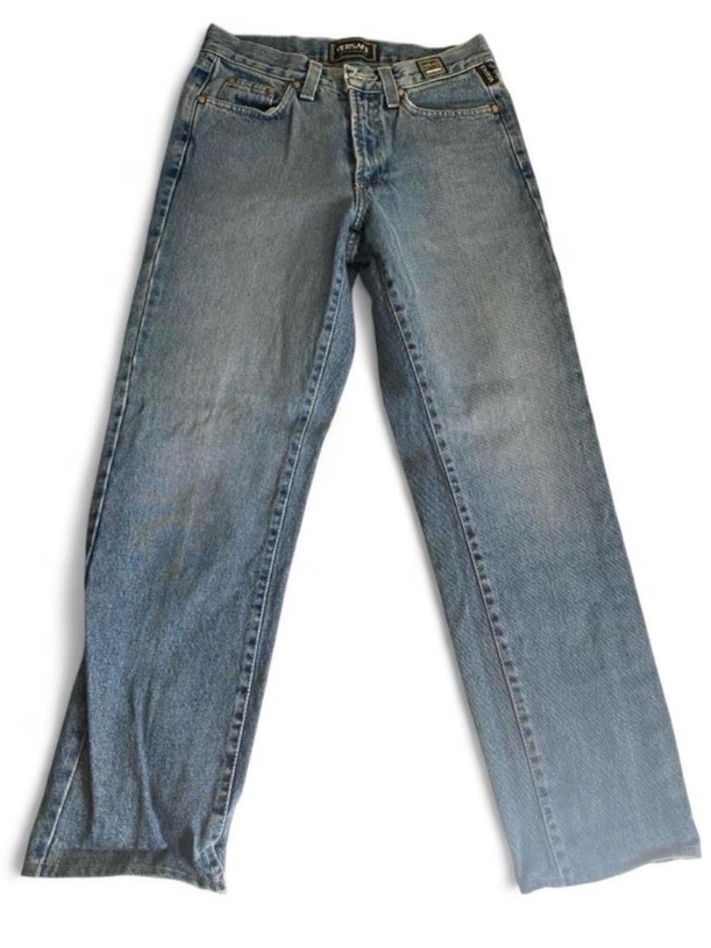 Versace Men's Relaxed Jeans - Light Blue Denim
